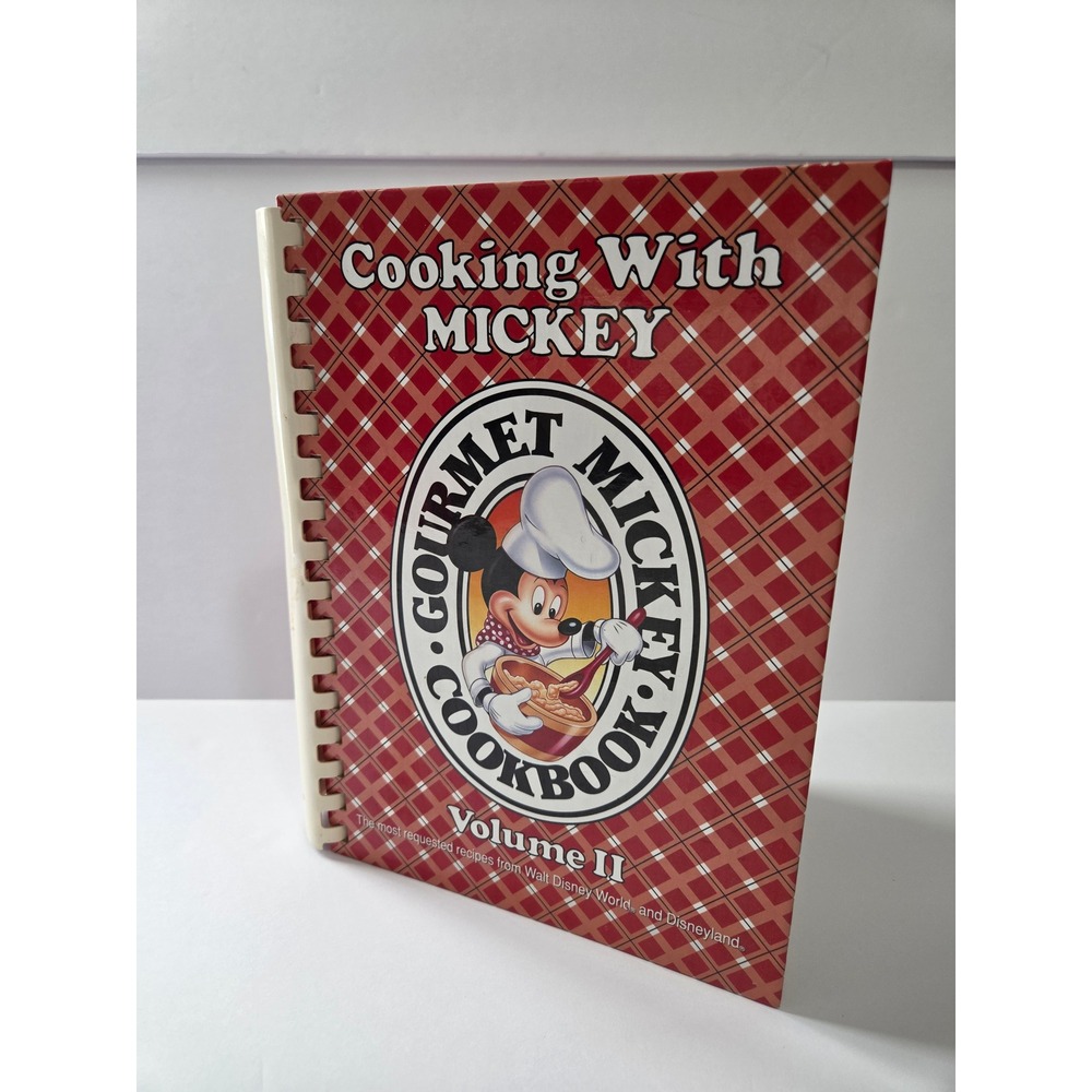Cooking With Mickey Gourmet‎ Mickey Cookbook Volume II Disney World Disneyland